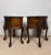 1940s Pair of Spanish Carved Louis XV Style Bedside Tables in Oak, 20th Century For Sale - Image 5 of 16