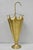Vintage Art Deco Embossed Brass Figural Umbrella Form Umbrella Stand Holder For Sale - Image 12 of 13