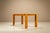 Oak Dining Table with Botticino Marble Inlay from Officina Rivadossi, Italy 1970s For Sale - Image 6 of 15