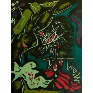 Andre Masson Original Lithograph 7 Mourlot Freres 1962 For Sale