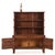 Mid-Century Modern French Brutalist Solid Oak Open Top Cabinet, C. 1940 For Sale - Image 3 of 7