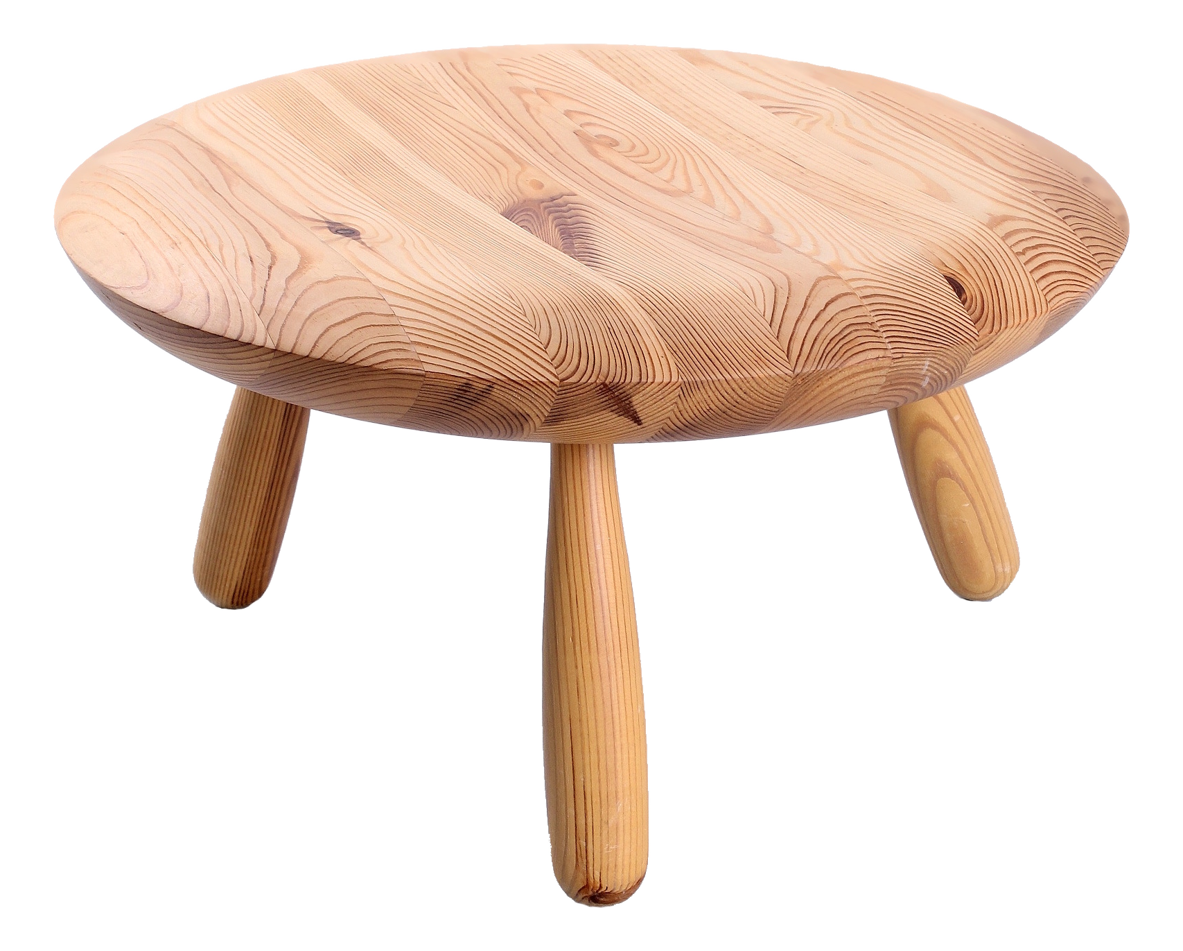 Pine Wood Karljohan Stool by Christian Hallerod for Ikea, 1990s