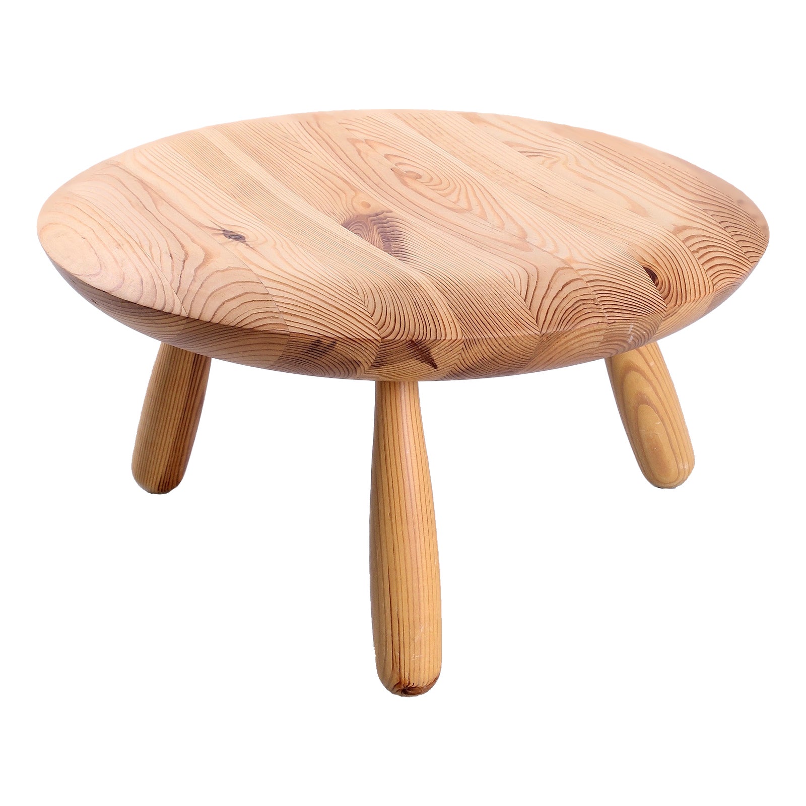 Pine Wood Karljohan Stool by Christian Hallerod for Ikea, 1990s
