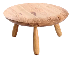 Pine Wood Karljohan Stool by Christian Hallerod for Ikea, 1990s
