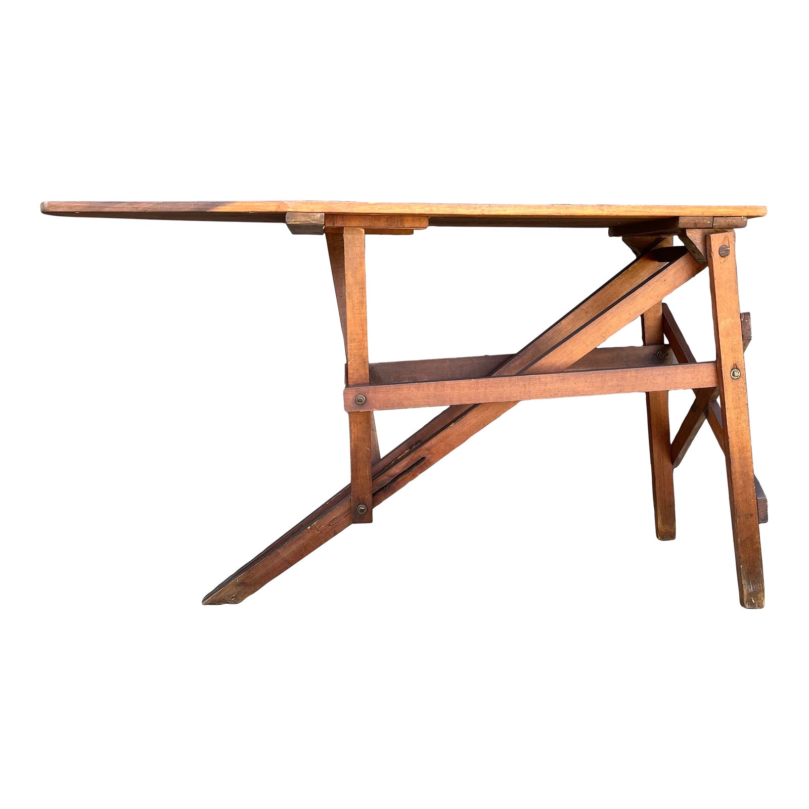 フランス アンティーク Folding Ironing Board テーブル Vintage フランス アンティーク Folding Ironing Board テーブル