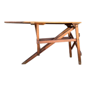 Late 19th Century Antique Folding Wooden Ironing Board