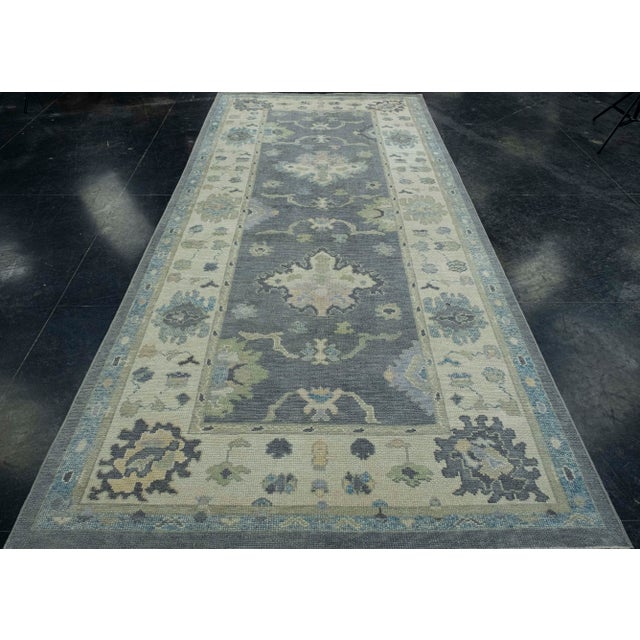 Turkish Oushak Rug 5'2" x 11'7" #18098 Explore a curated collection of hallway runners, wool rugs, and handmade...
