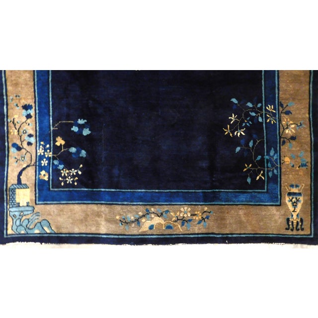 Mid Century Handmade Chinese Rug. 6'2"x 8'5" For Sale - Image 12 of 12