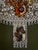 1970s Costume Jewelry Christmas Tree Collage Framed Wall Art For Sale - Image 9 of 12