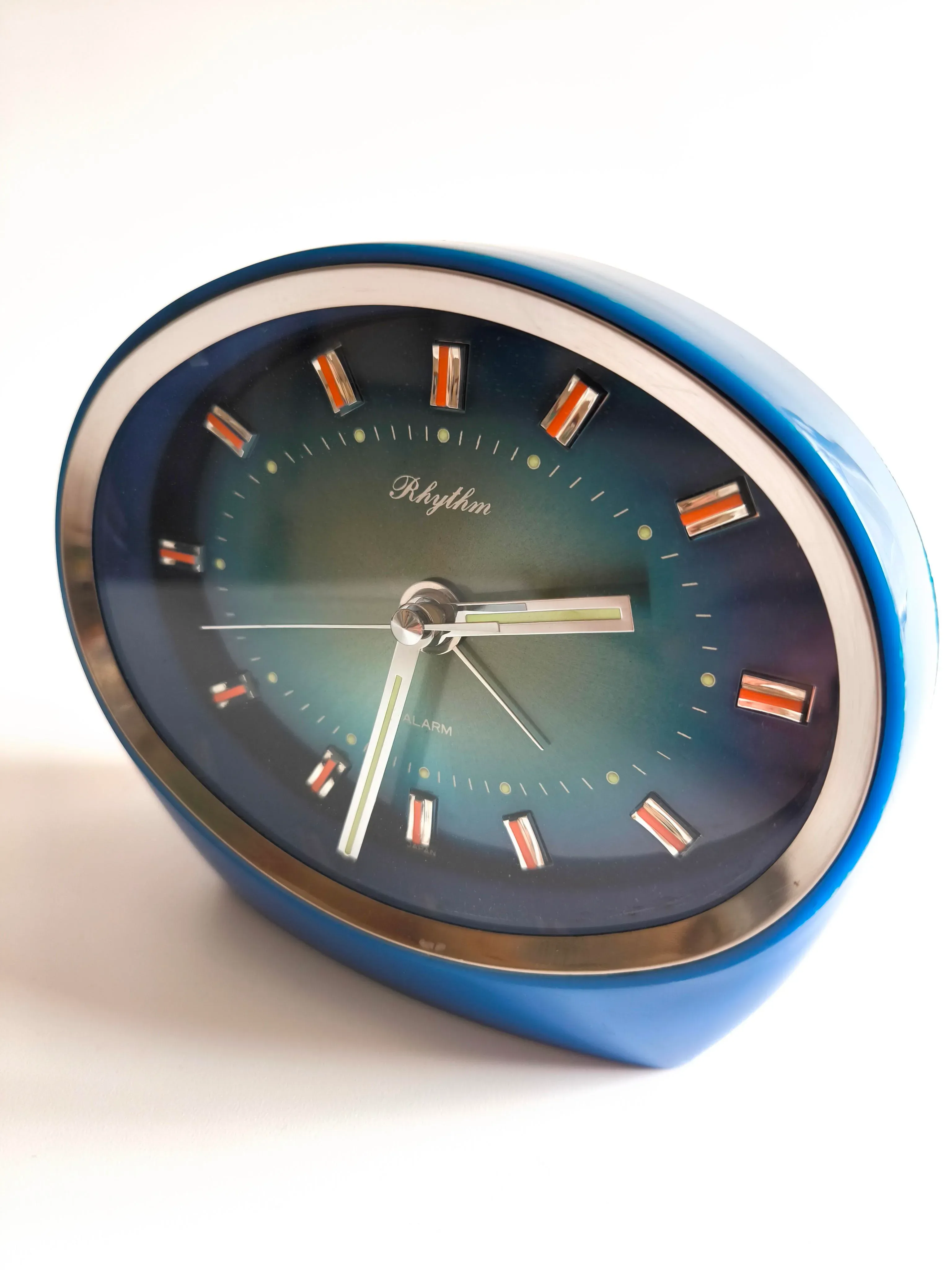 60's Space Age Clock Rhythm Japan | Chairish