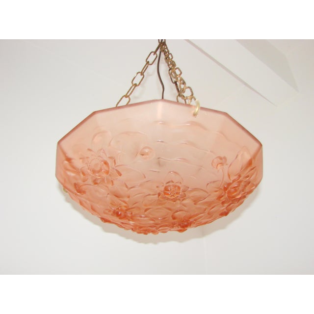 Art Deco Pendant Lamp from Ampla, France, 1930s For Sale - Image 9 of 13