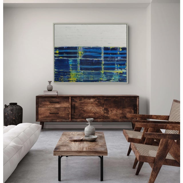 Pacific Ocean / Palisades No. 5 Original Large-Scale Oil Painting by Diane Grant | Color Field For Sale - Image 13 of 13