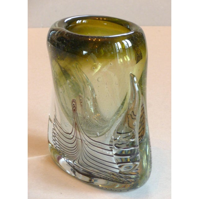 Art Glass Vase by Adam Jablonski, 1990s For Sale - Image 3 of 8