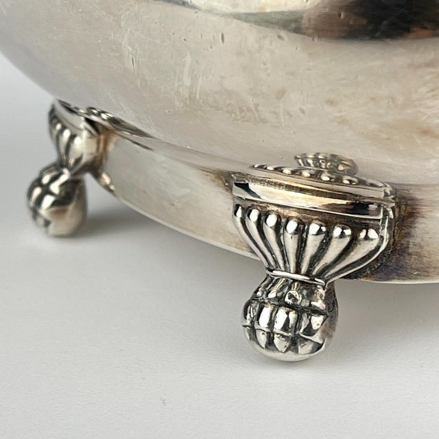 Silver Tea Set, Sheffield, England, 1930s, Set of 4 For Sale - Image 9 of 18