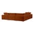 2020s Cali Rust Performance Fabric Modular L-Sectional For Sale - Image 5 of 7