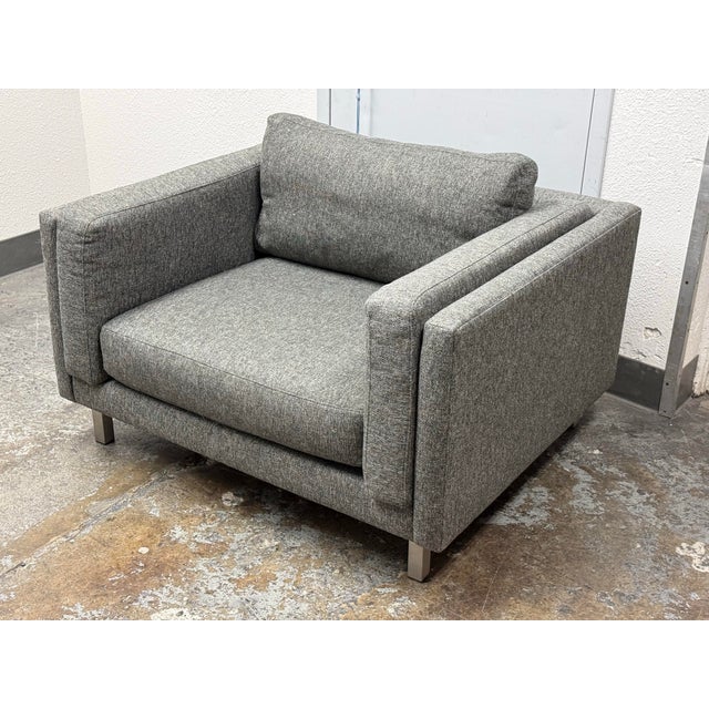 Contemporary Room & Board Cade Armchair For Sale - Image 3 of 12