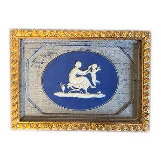 Antique 19th Century Wedgwood Jasperware Lady Templetown Neoclassical Plaque Scene of Domestic Employment For Sale