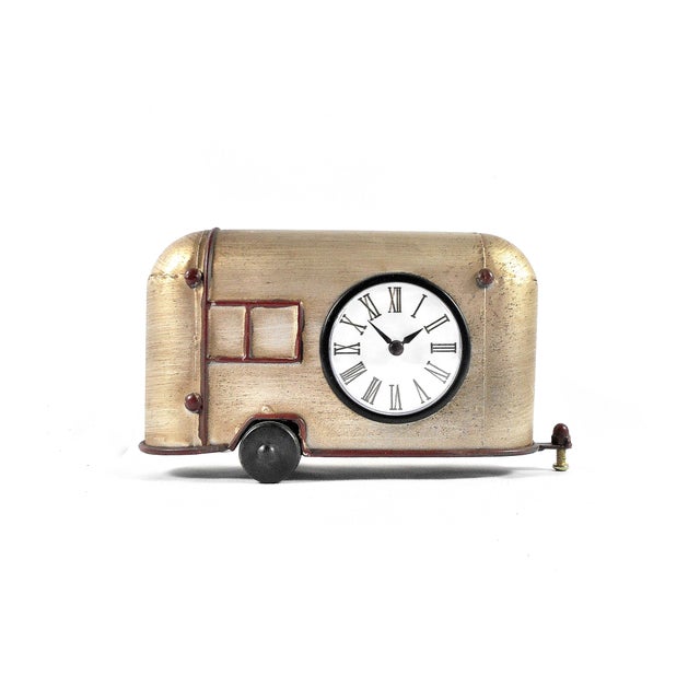 Vintage 1960’s Airstream Travel Trailer Clock Chairish