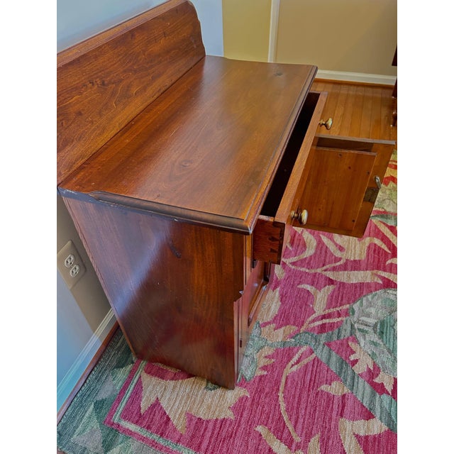 Early 20th Century Antique Wash Stand With Backsplash For Sale - Image 5 of 7