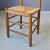 Wood Wooden Chair with Rush Seat and Backrest, 1960s For Sale - Image 7 of 8