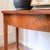 Traditional 1940s Vintage Flame Mahogany Demilune Console Table | Federal Table For Sale - Image 3 of 12