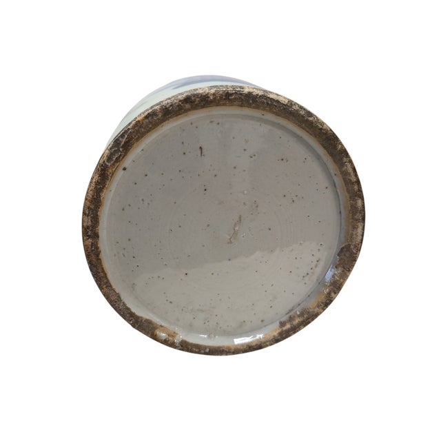 Large Antique Chinese Blue & White Porcelain Vase For Sale In Los Angeles - Image 6 of 6