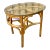 Costal Style Split Bamboo and Rattan Boho Side Table. Circa 1980s For Sale