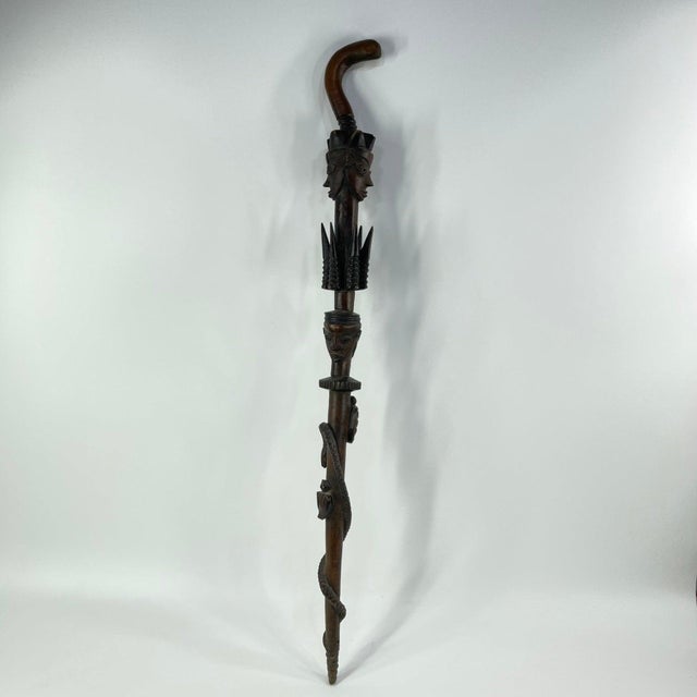 Early 20th Century Pende Staff MATTER COLLECTION For Sale In Denver - Image 6 of 8