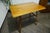 Brussels Table with Red Woven Shelf by Dřevopodnik Holešov, 1960s For Sale - Image 4 of 14