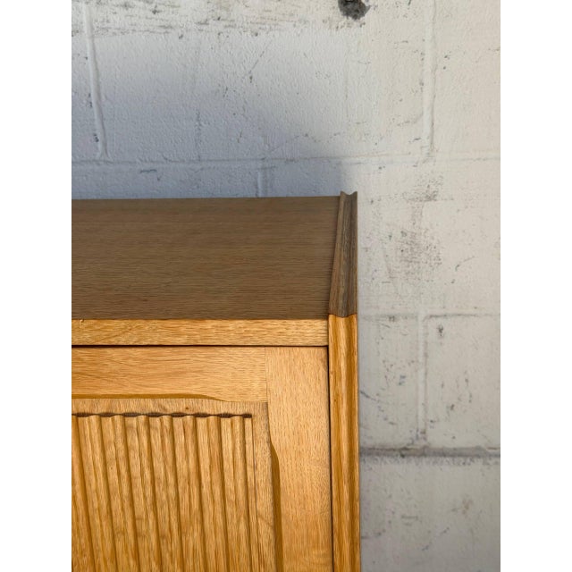 Danish Oak Small Storage Cabinet Mid-Century Modern 1960s For Sale - Image 10 of 11
