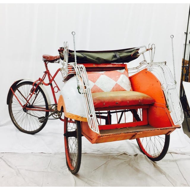 Vintage Indian Rickshaw Cart Chairish