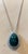 55 Carat Pear Shape Emerald Cabochon & 5.5 Ct Diamond Ring /Pendant 14 Kt Gold For Sale - Image 10 of 18