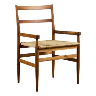 Gio Ponti Cane Seat Armchair for Knoll International For Sale
