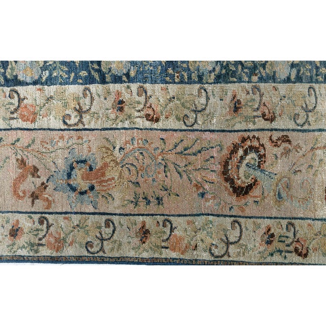 Doris Leslie Blau Antique Turkish Allover Floral Pale Sand Rug - c. 1920 For Sale In New York - Image 6 of 9
