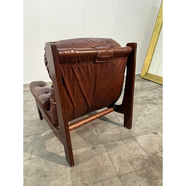 Modern Leather Lounge Set, 1960s, Attributed to Carl Straub For Sale - Image 3 of 13