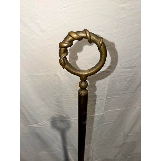 Antique Bronze Oil Lamp, 1890s For Sale - Image 3 of 11