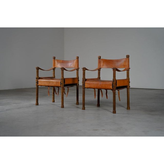 Safari Armchairs, Germany, 1960s, Set of 2 For Sale - Image 11 of 11