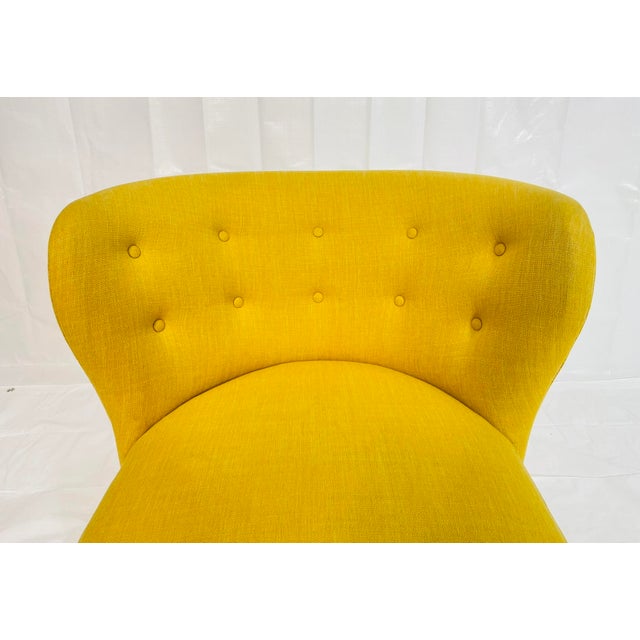 Architectural Lounge Chair in Golden Tweed, Attributed to Decca Furniture LTD For Sale - Image 12 of 16