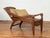 Asian Antique Indonesian Reclining Plantation Chair with Bamboo Slats and Carved Décor For Sale - Image 3 of 10