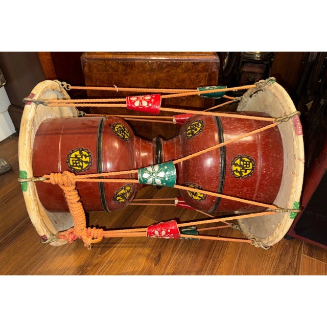 Antique Korean Janggu Drum For Sale - Image 9 of 9