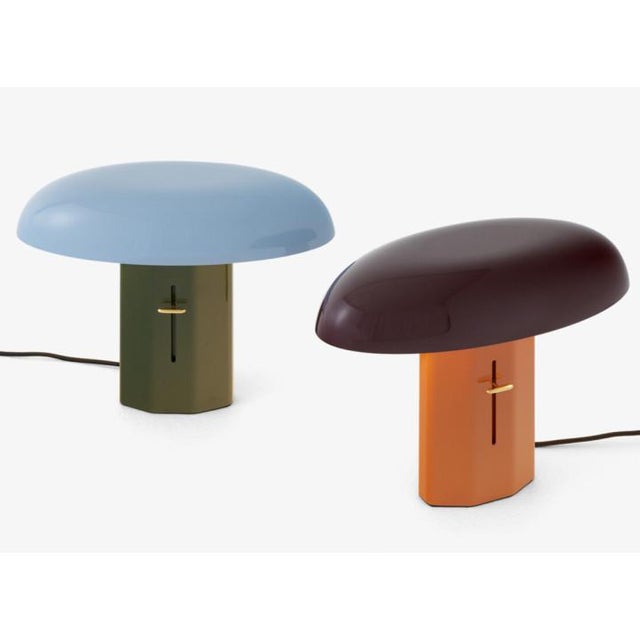 Metal Table Lamp Montera JH42 Amber-Ruby For Sale - Image 7 of 8