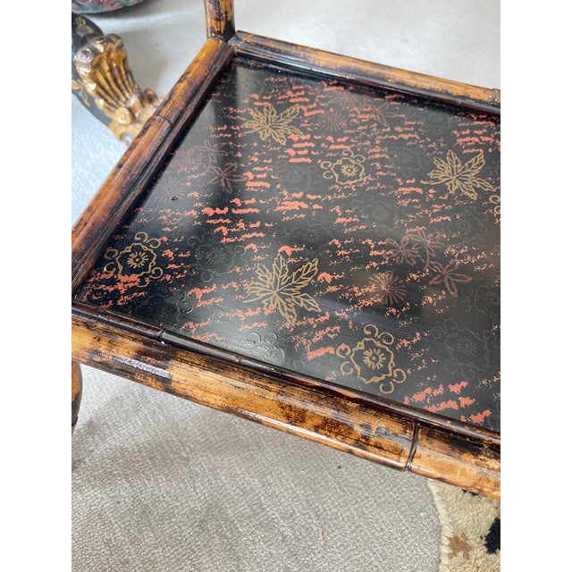 Antique British Colonial Magazine Rack, Bamboo & Lacquer, 1890s For Sale - Image 13 of 17