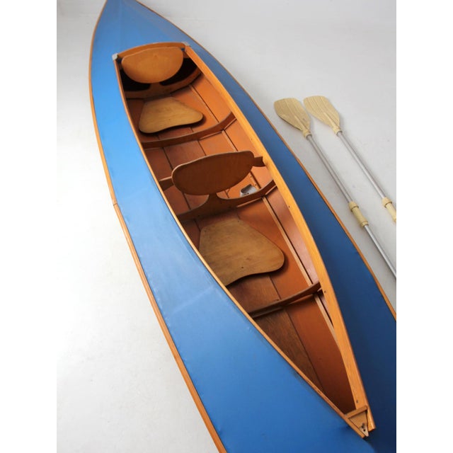 Shabby Chic Vintage Folbot Super Kayak 17.5 Ft For Sale - Image 3 of 12