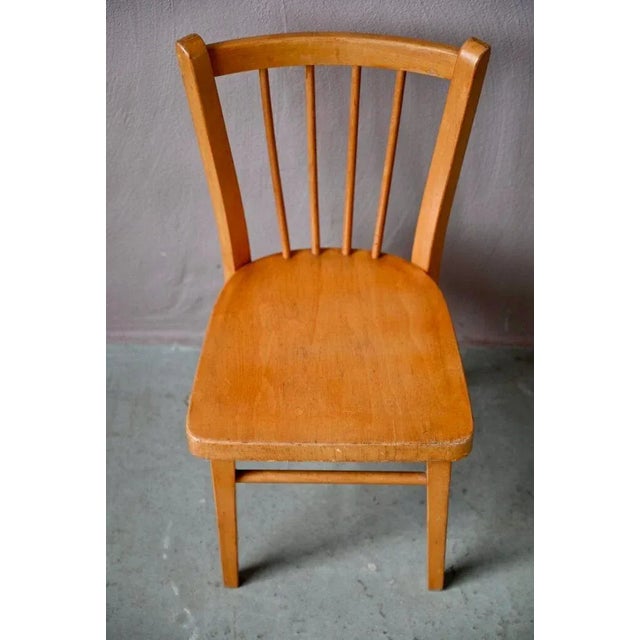 Wood Children's Bistro Chair from Baumann, 1950s For Sale - Image 7 of 9