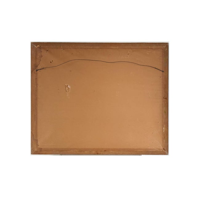 Large Vintage Gauche Paintings Roderic Montagu - A Pair For Sale - Image 4 of 9