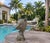 Metal Vintage Cast Iron Wolf Bust Garden Statue For Sale - Image 7 of 12