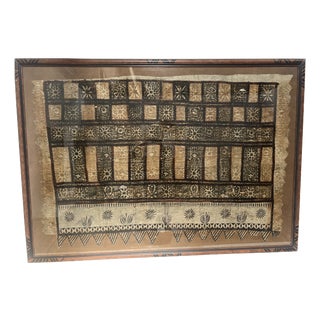 Large Decorative Panel with Polynesian Motif, 1900s For Sale