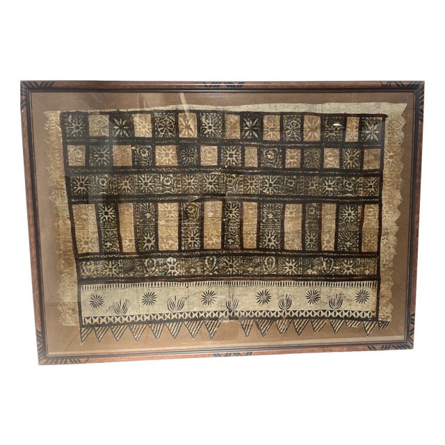 Large Decorative Panel with Polynesian Motif, 1900s For Sale
