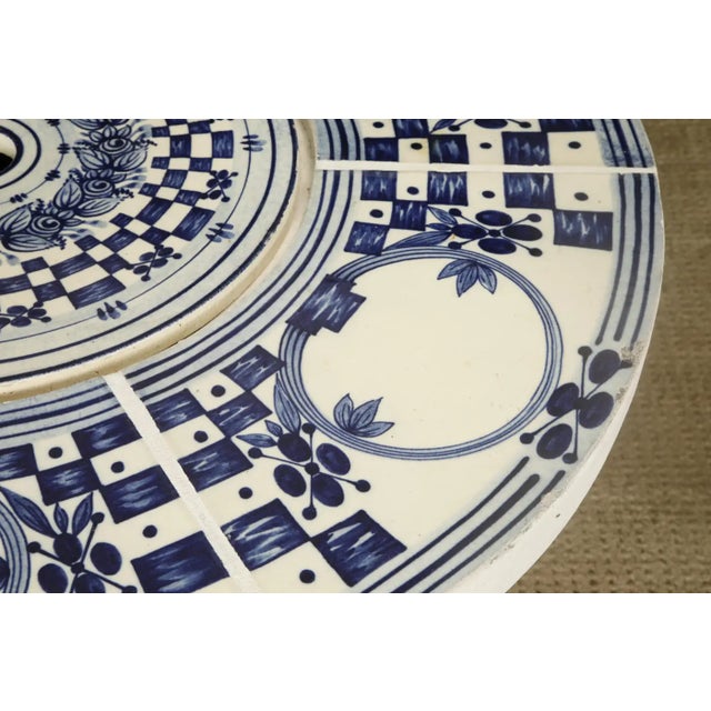 Bjorn Wiinblad for Rosenthal Ceramic Art Tiles Hibachi Grill Table, 1960s For Sale - Image 11 of 18