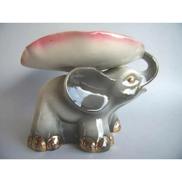 Italian Ceramic Elephant Figurine from Ceramiche Aretine, 1940s, in Flawless conditions. Designed 1920 to 1949 This piece...